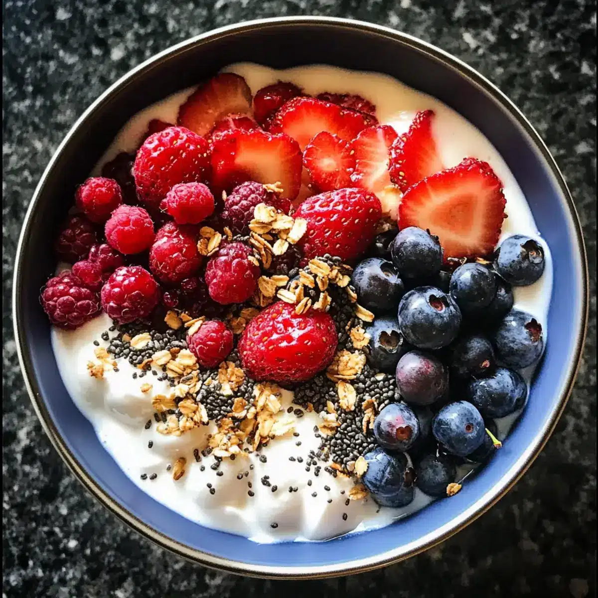 Greek Yogurt Berry Breakfast Bowl Recipe