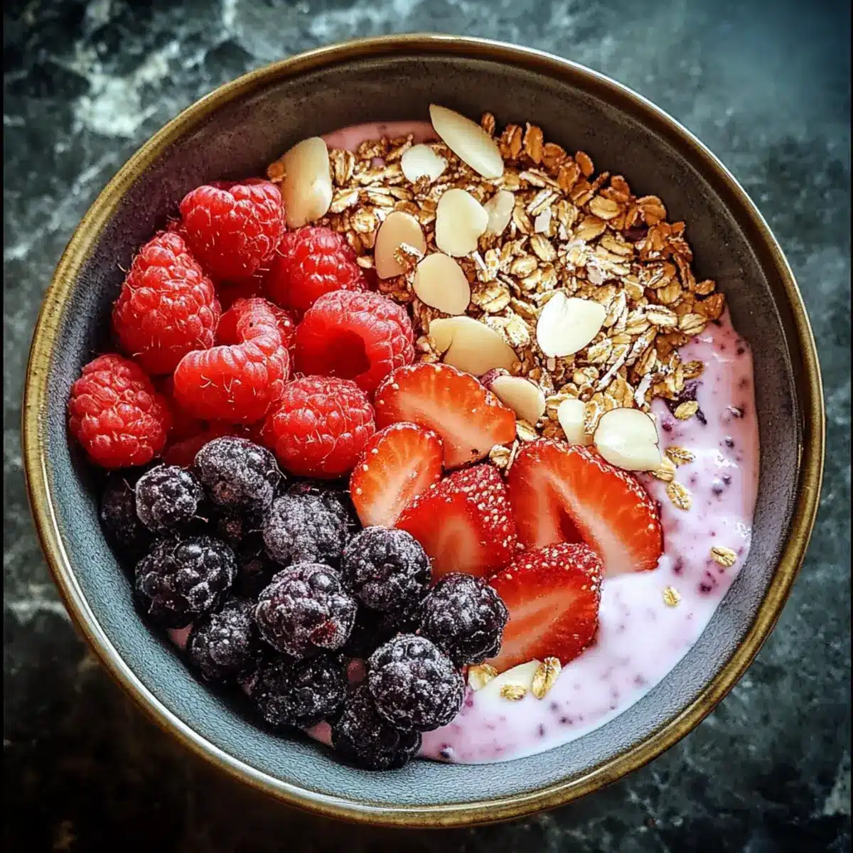Greek Yogurt Berry Breakfast Bowl Recipe