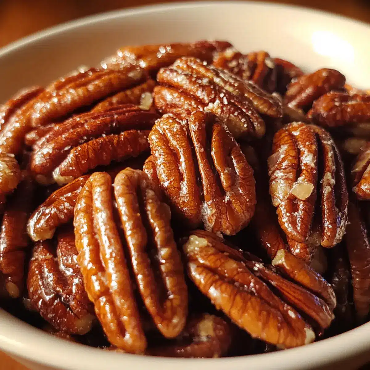 Maple Roasted Pecans