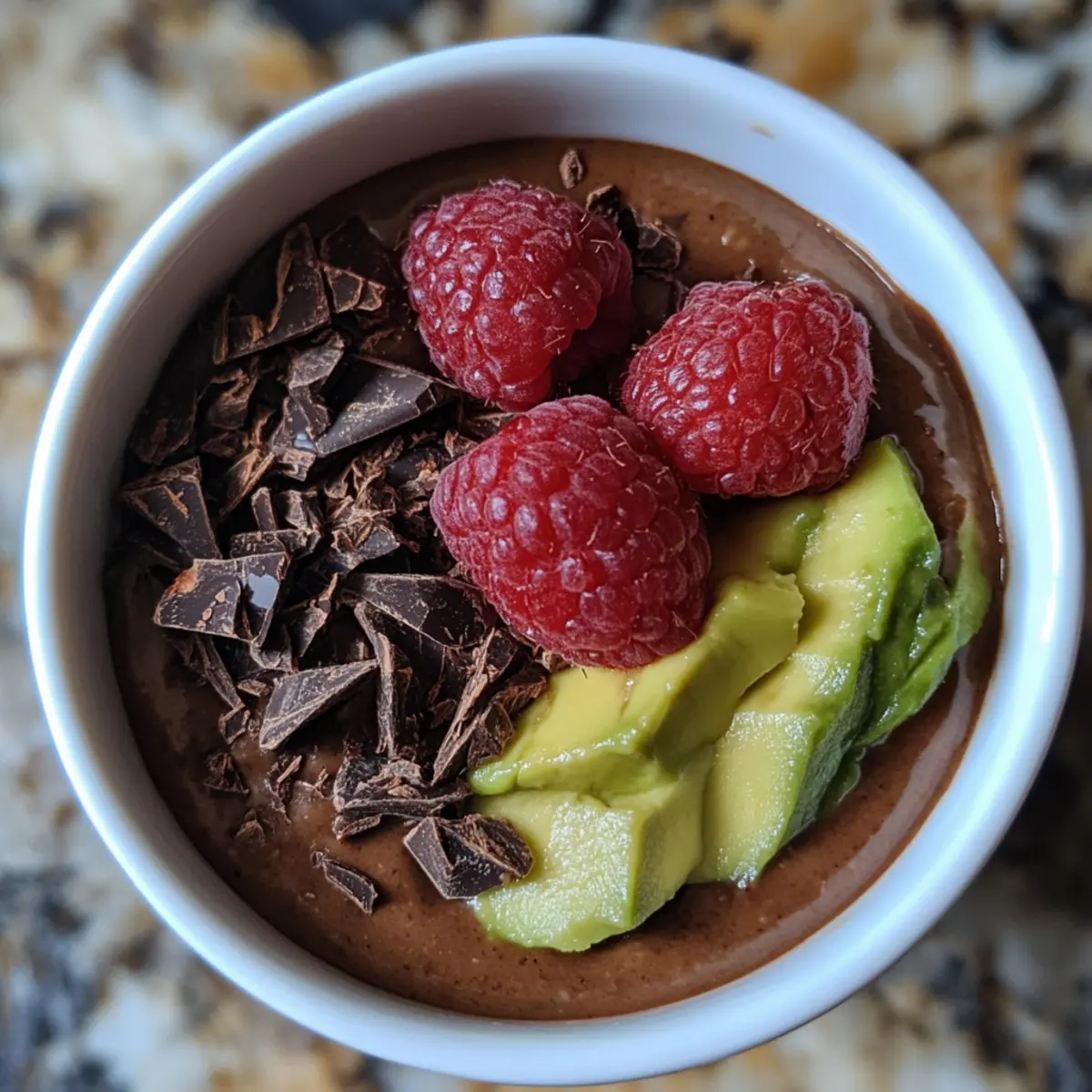 Keto Chocolate Avocado Pudding