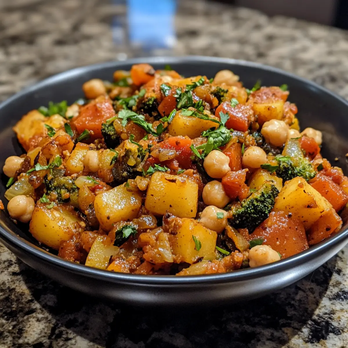 Vegetable Chickpea Stir Bake Recipe