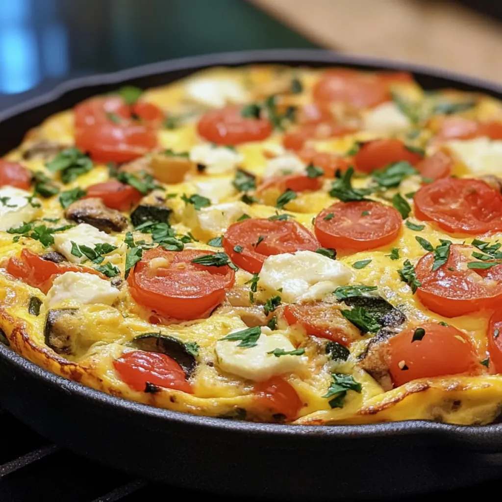 Savory Veggie Frittata Recipe