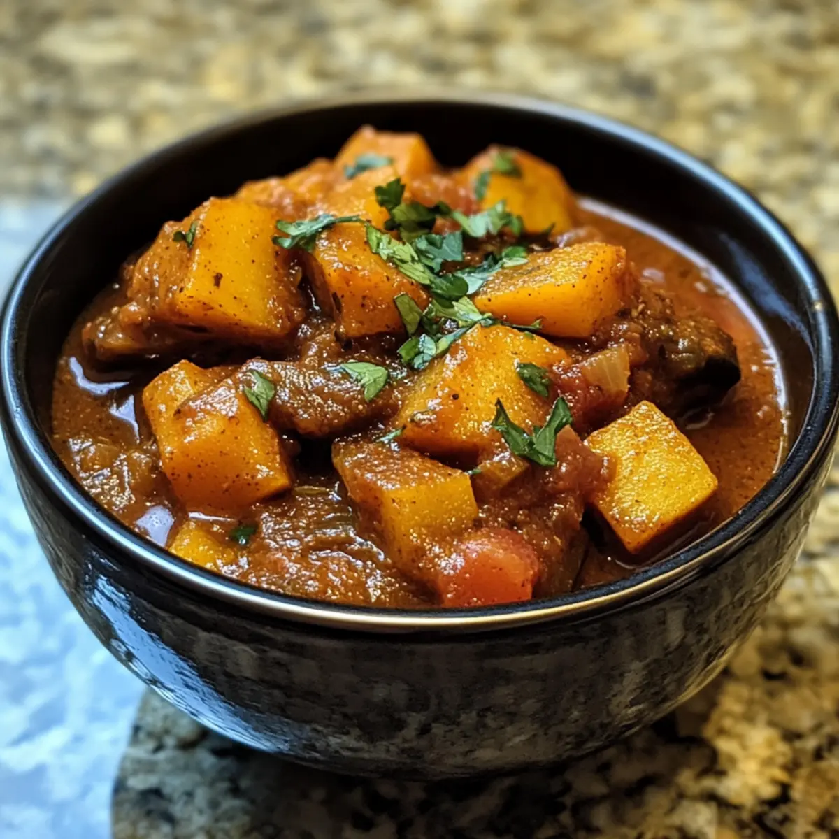 Slow Cooker Moroccan Pumpkin Stew