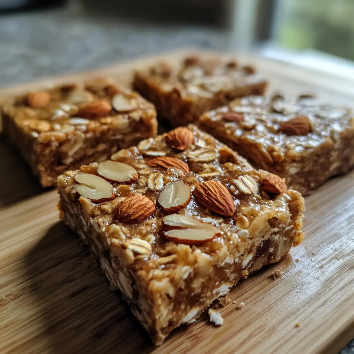 Almond Oat Snack Bars