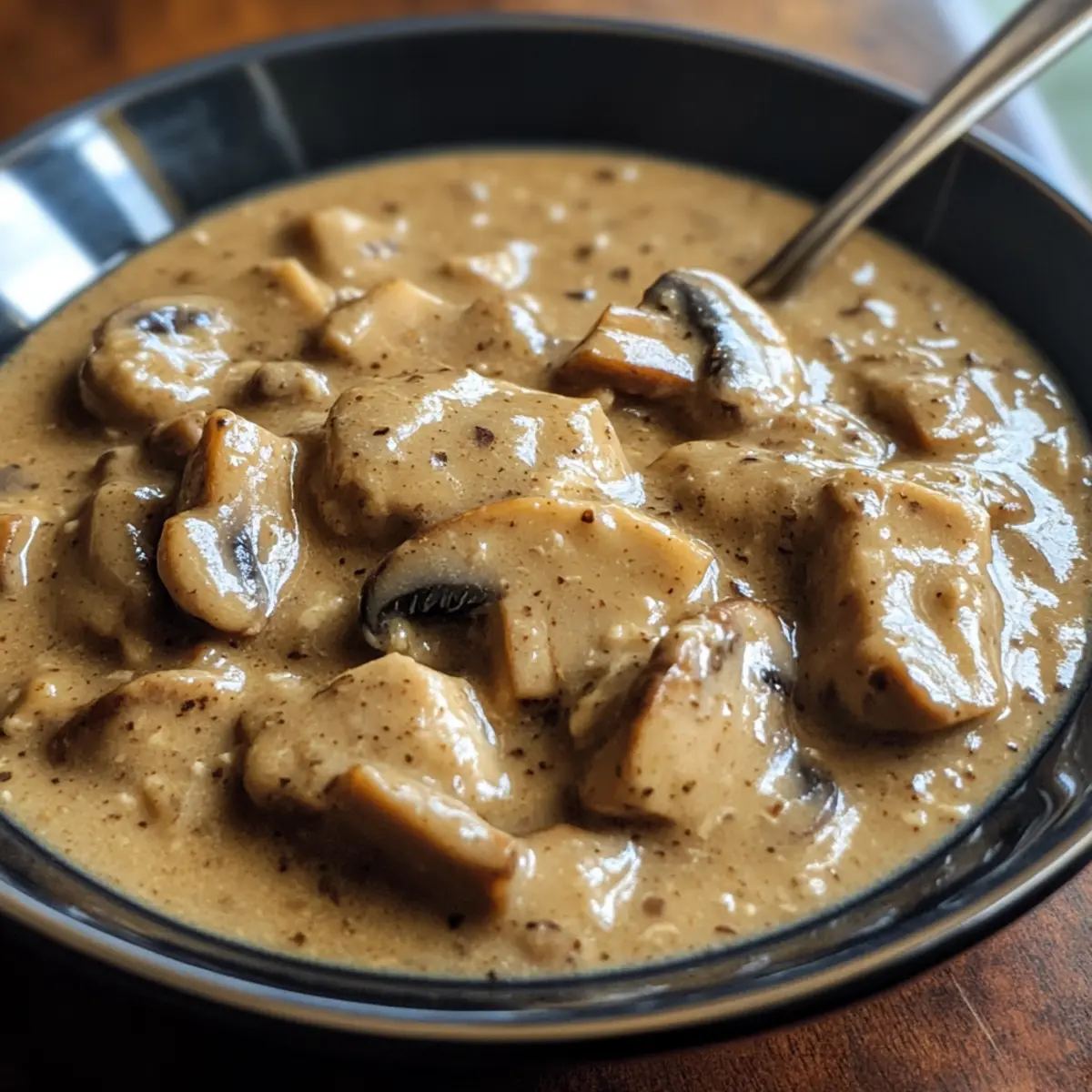 Crockpot Chicken Mushroom Gravy Recipe