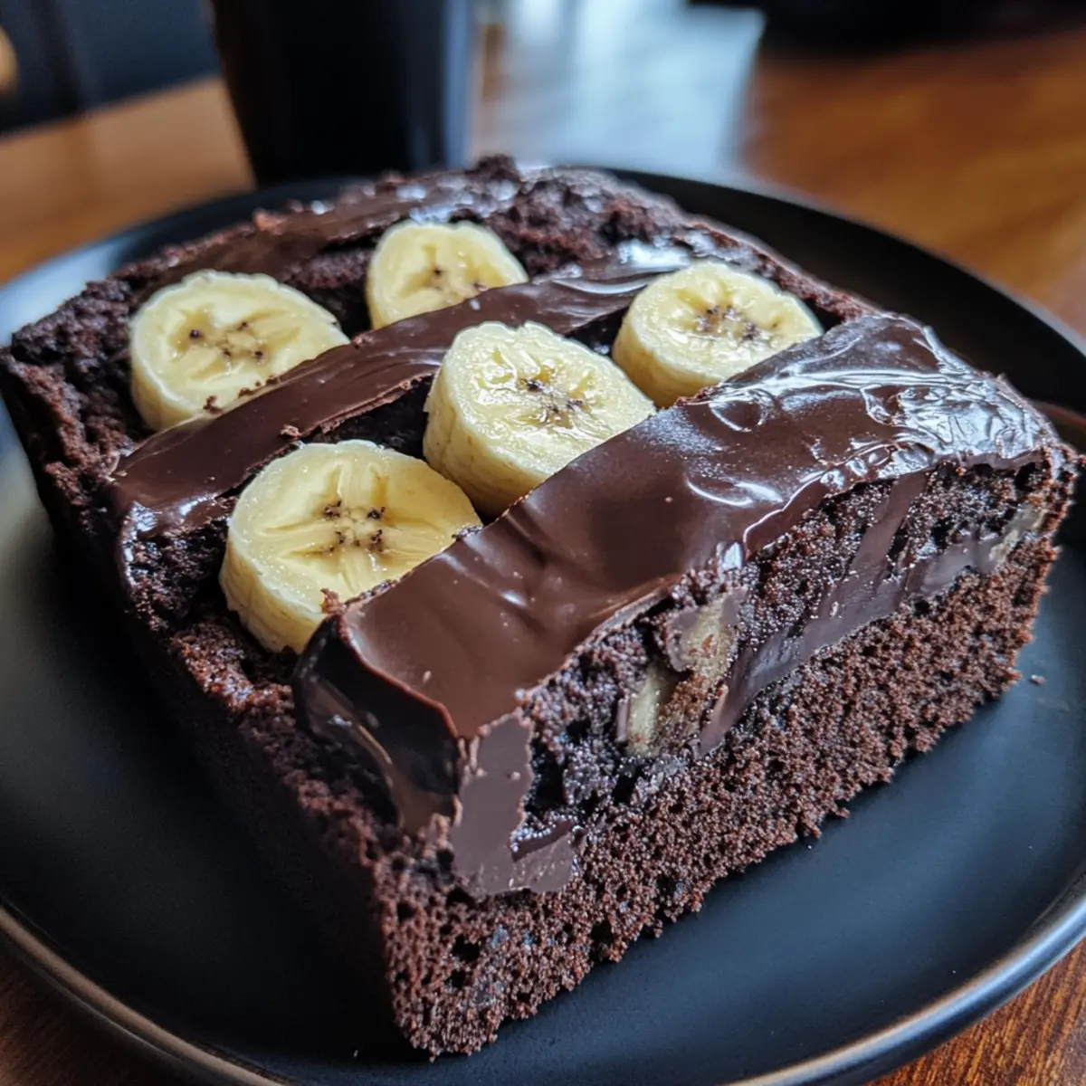 Dark Chocolate Banana Snack Loaf