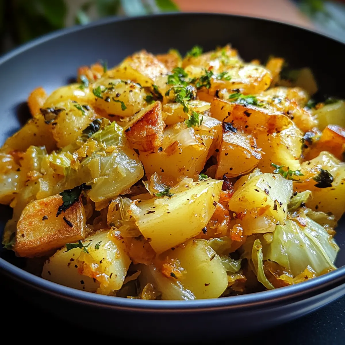 One-Pan Cabbage and Potato Saute Recipe