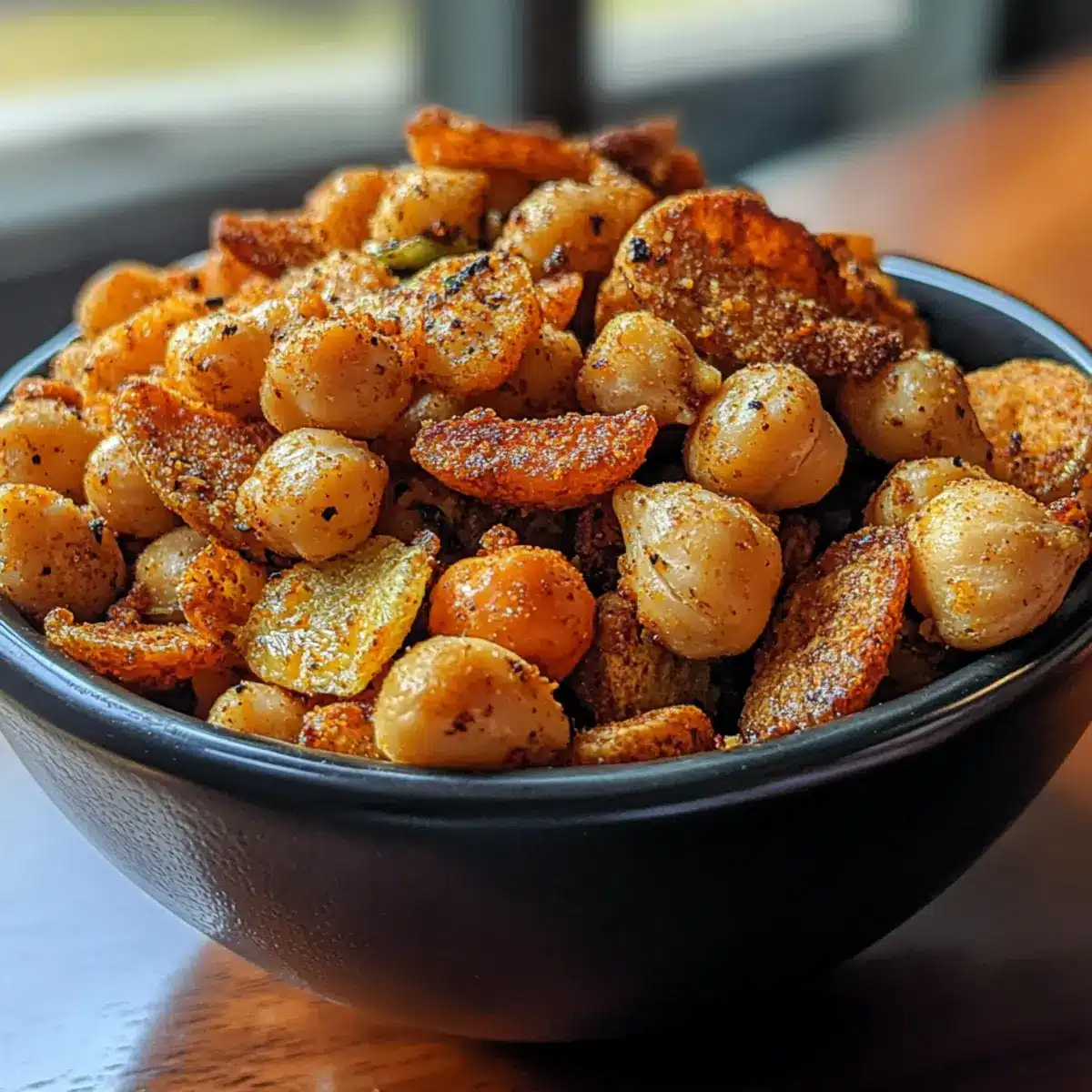 Roasted Chickpea Snack Mix Recipe