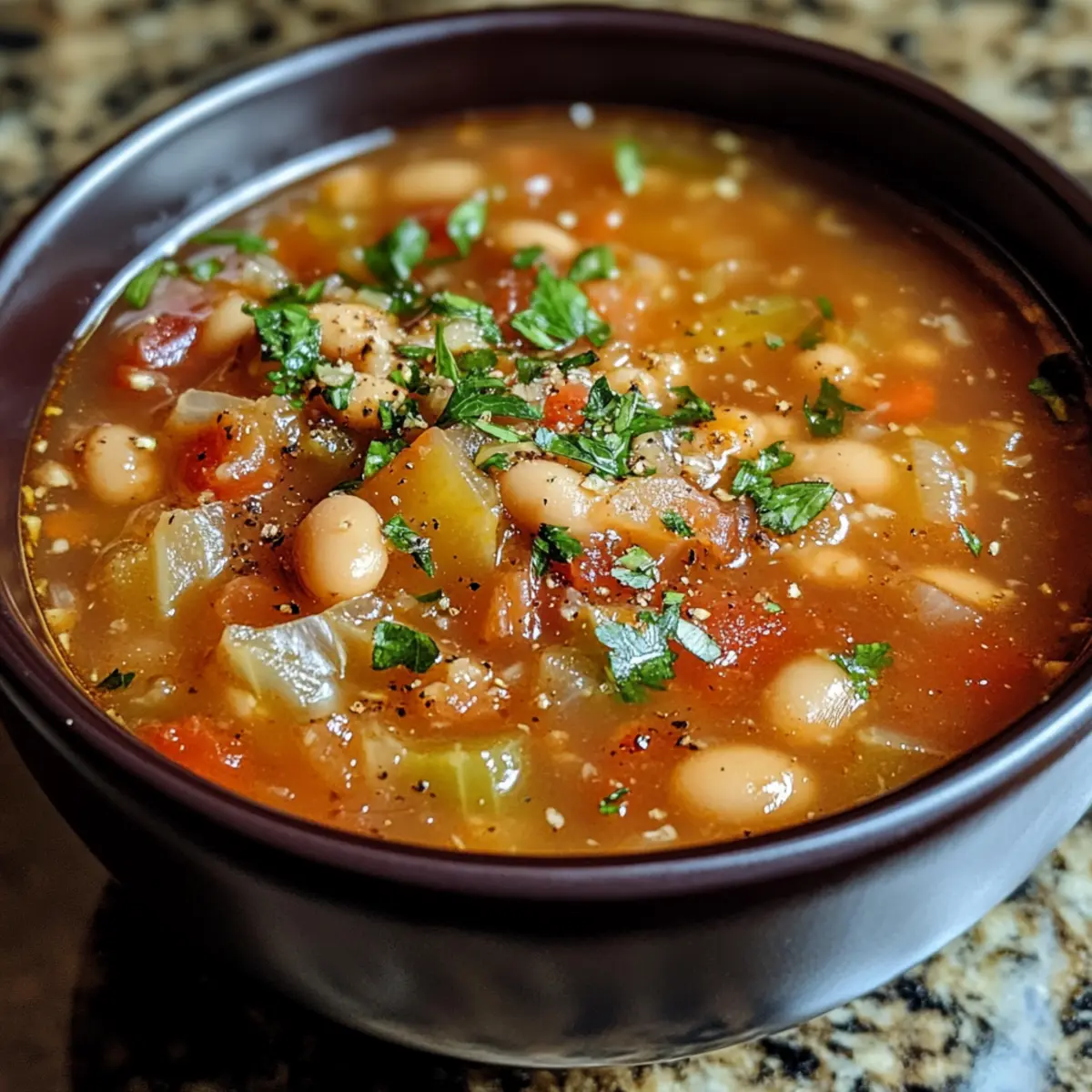 Spanish Cabbage & Bean Soup