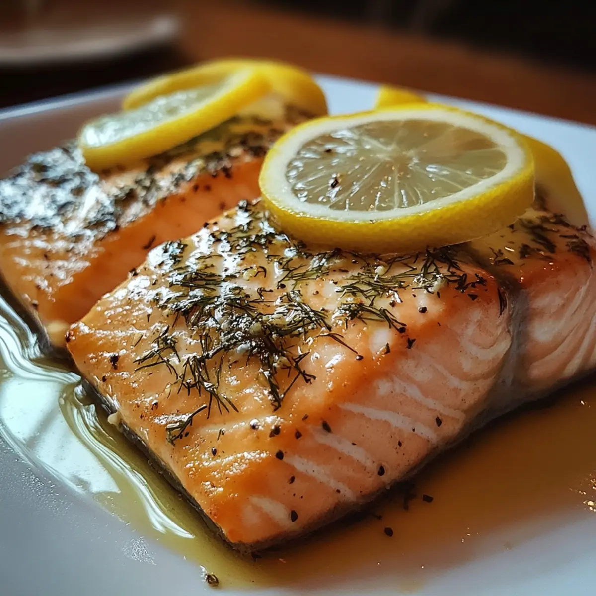 Lemon Dill Baked Atlantic Salmon