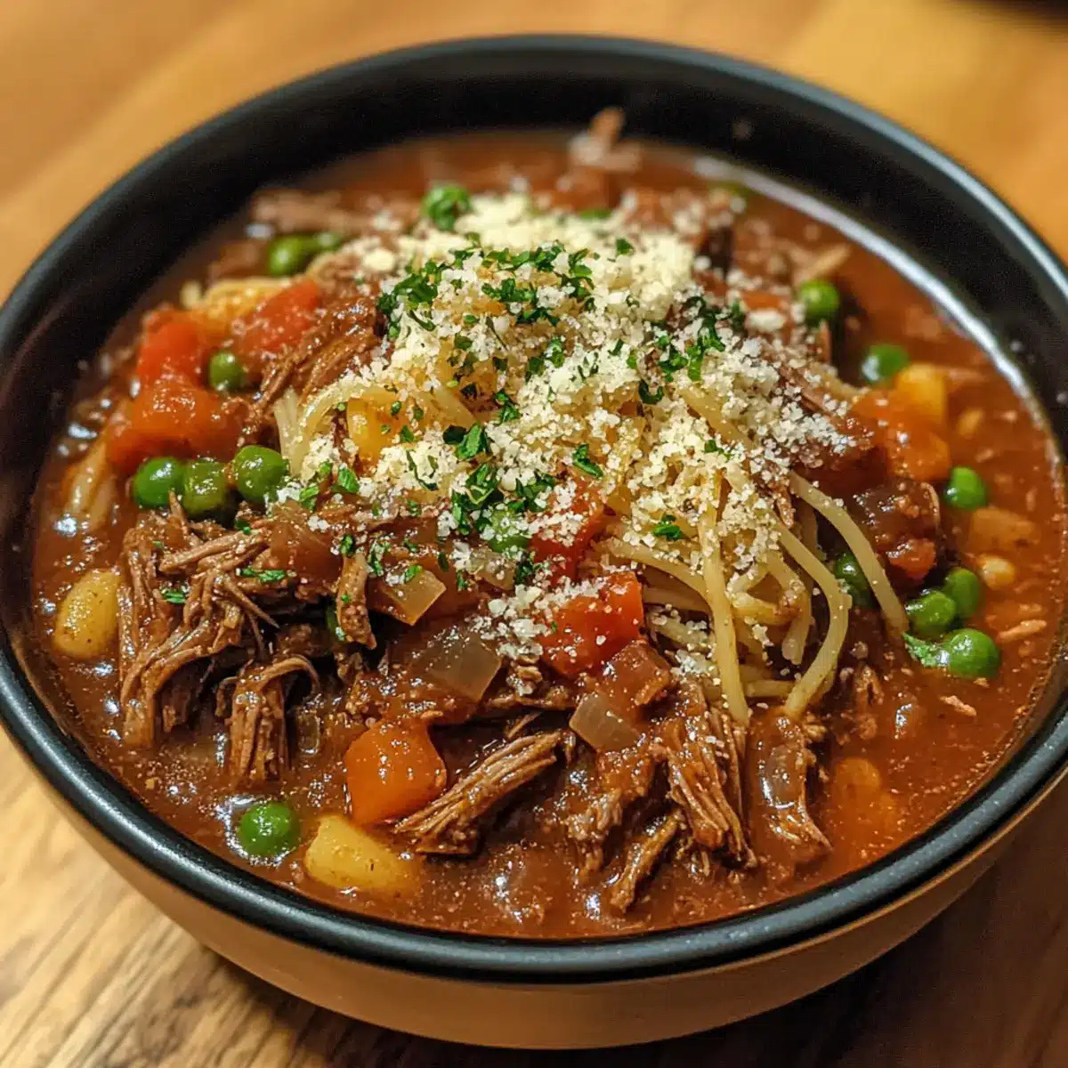 Crockpot Italian Beef Ragu