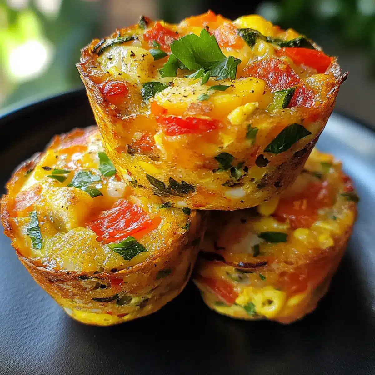 Savory Breakfast Egg & Veggie Muffins