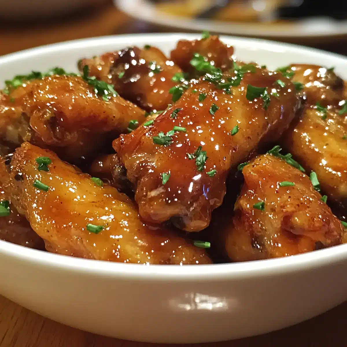 Ginger Honey Chicken Wings