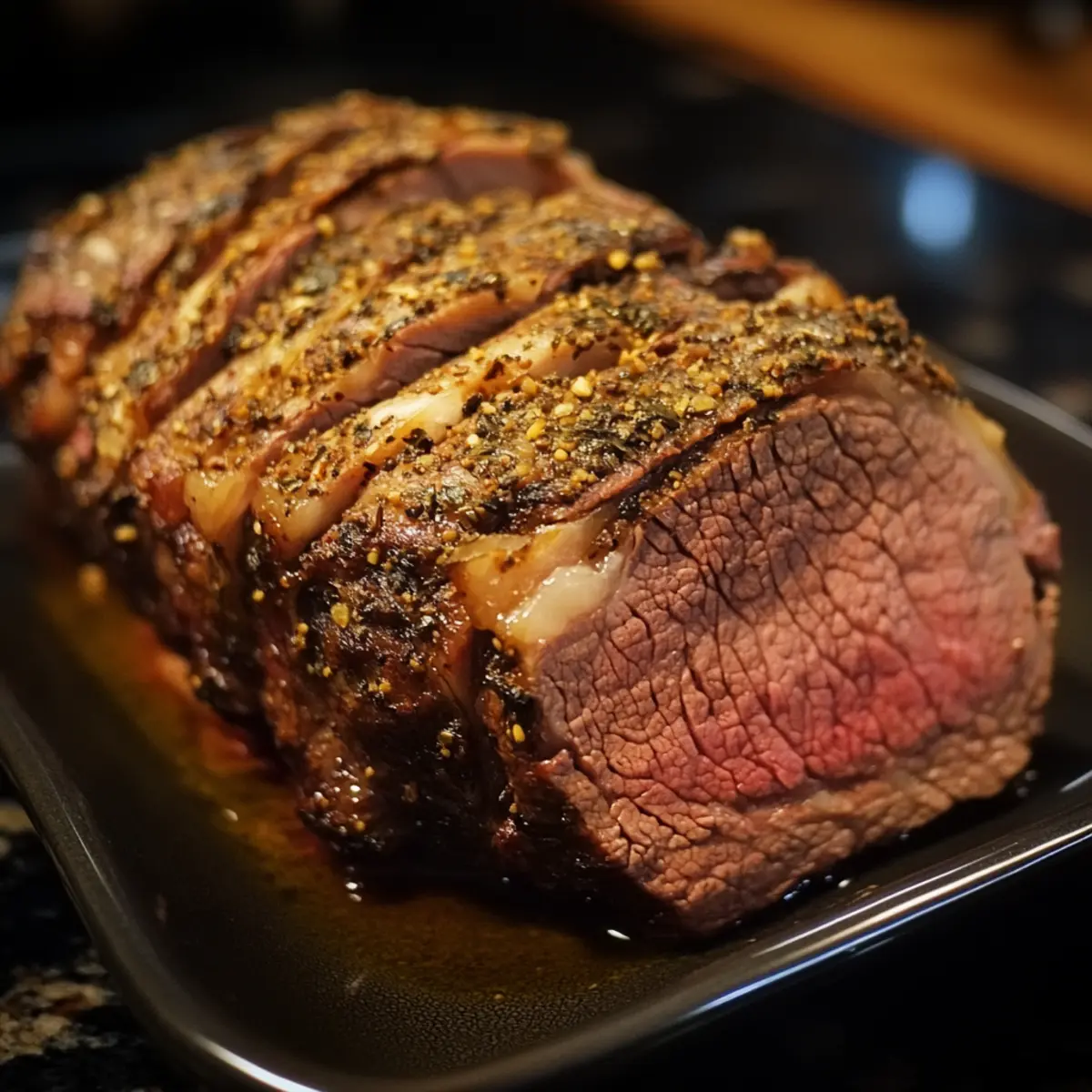 Mustard Crusted Roast Beef
