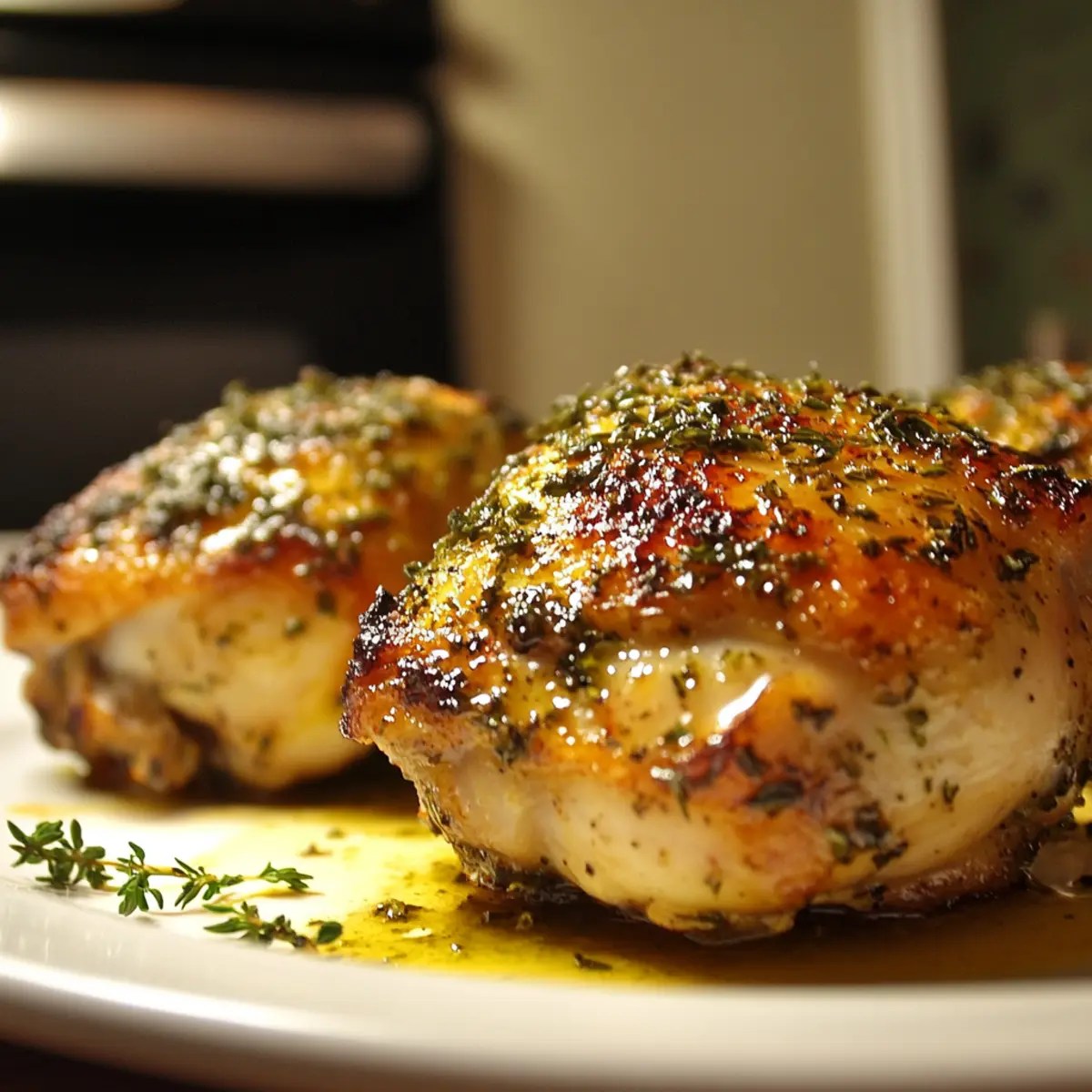 Herb Roasted Chicken Thighs