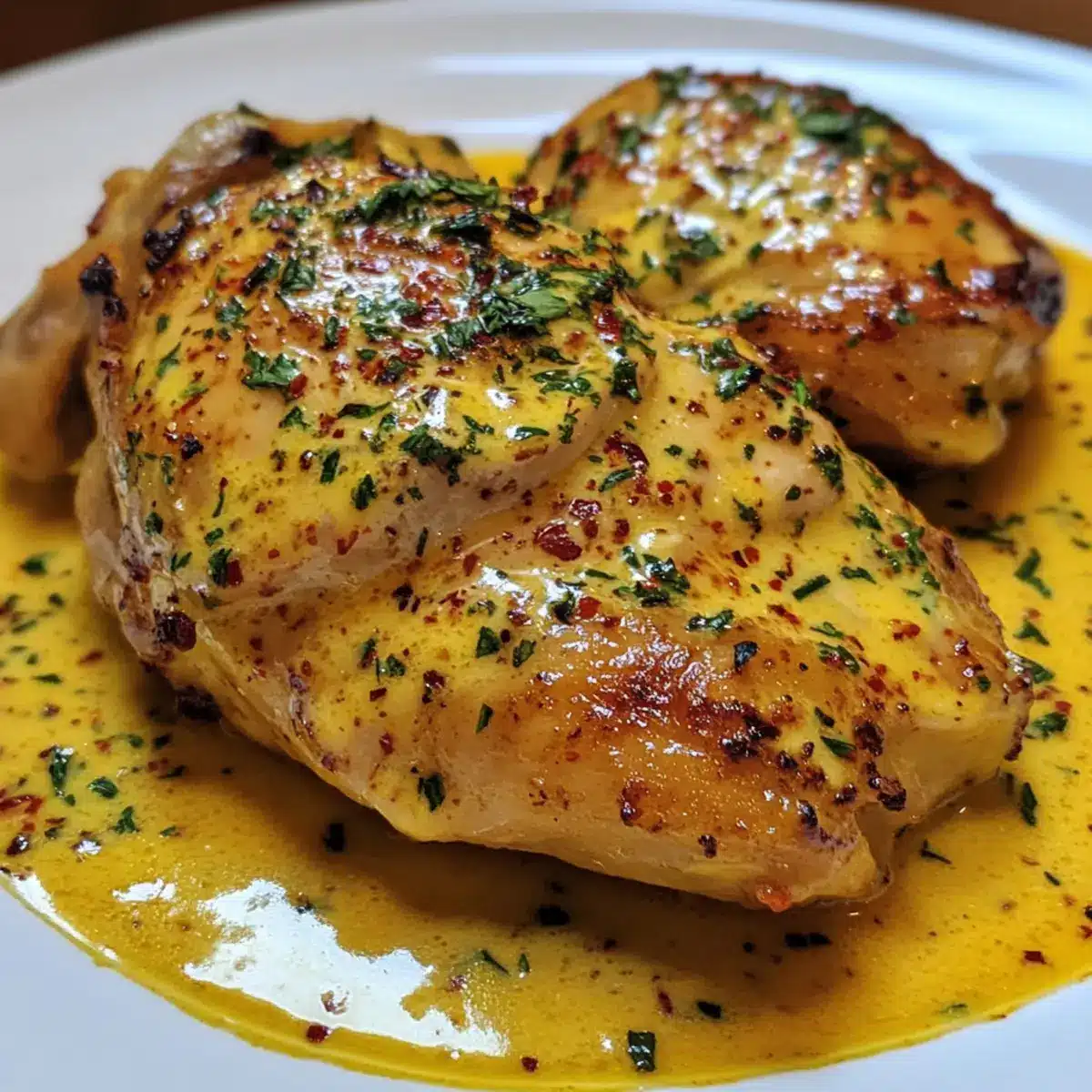 Chicken with Saffron Cream