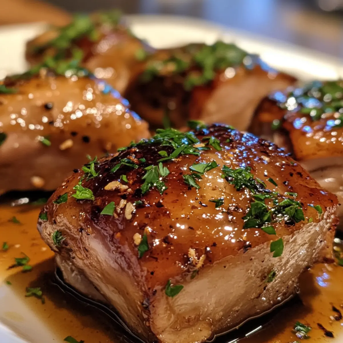 Turkey Thigh with Maple Glaze