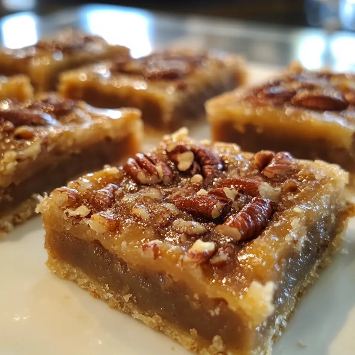 Maple Pecan Butter Tart Squares