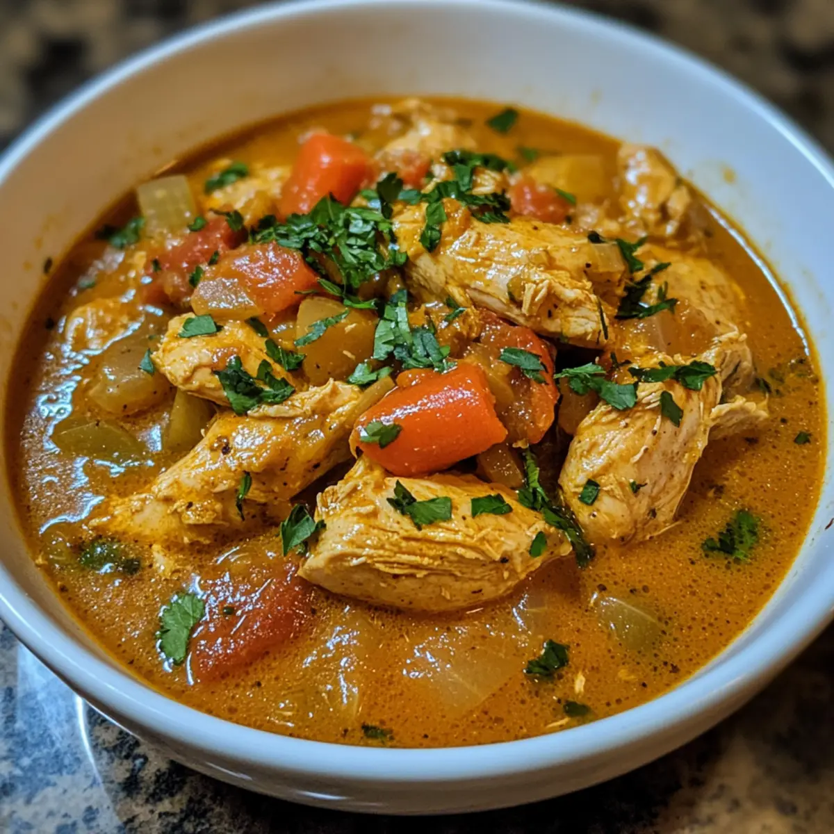 Crockpot Coconut Chicken Stew