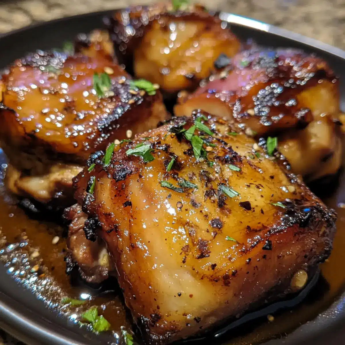 Miso Glazed Chicken Thigh Roast