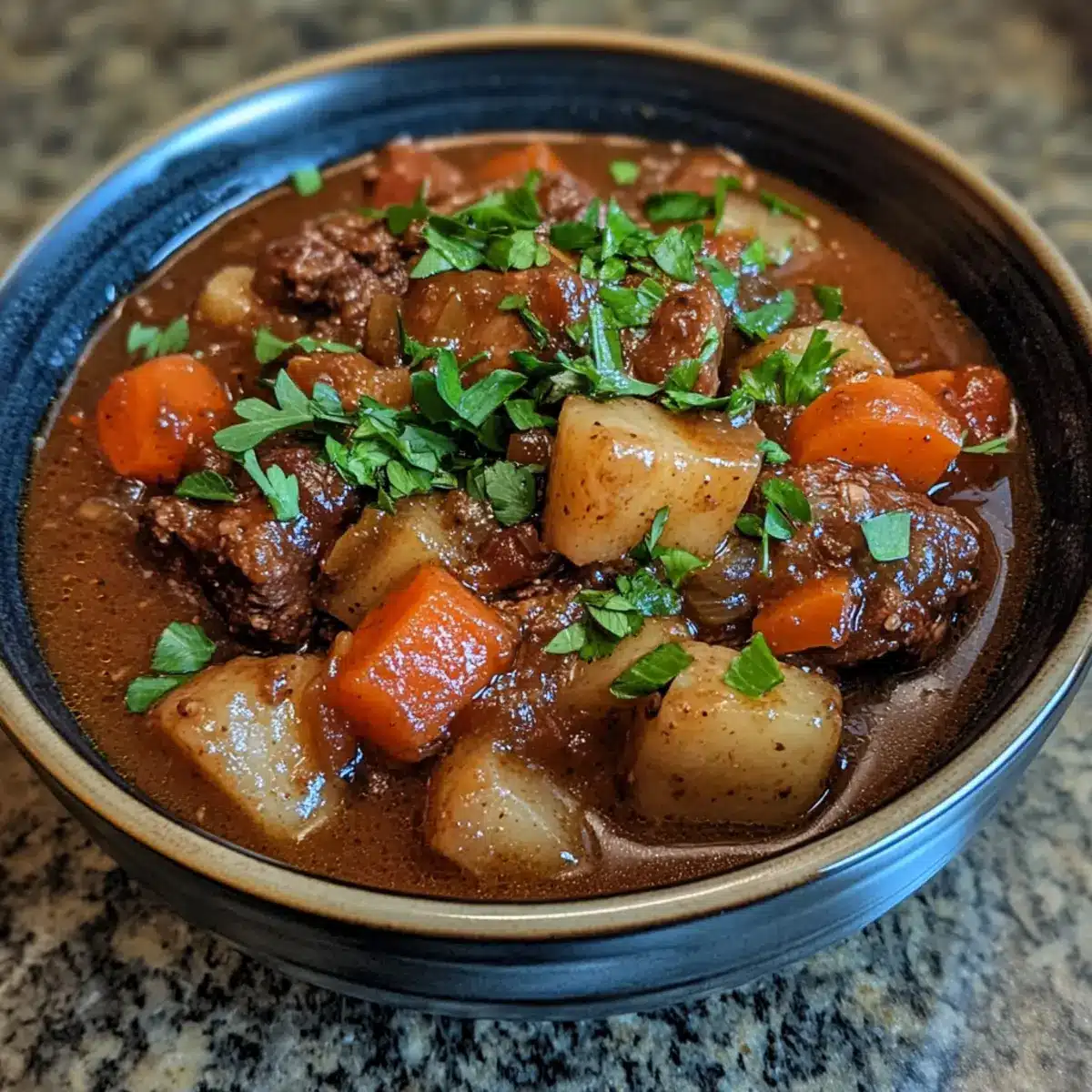 Slow Cooker Maple Bison Stew