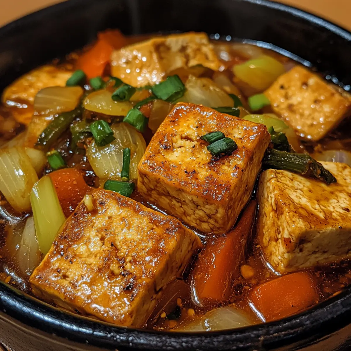 Simmered Tofu and Vegetables