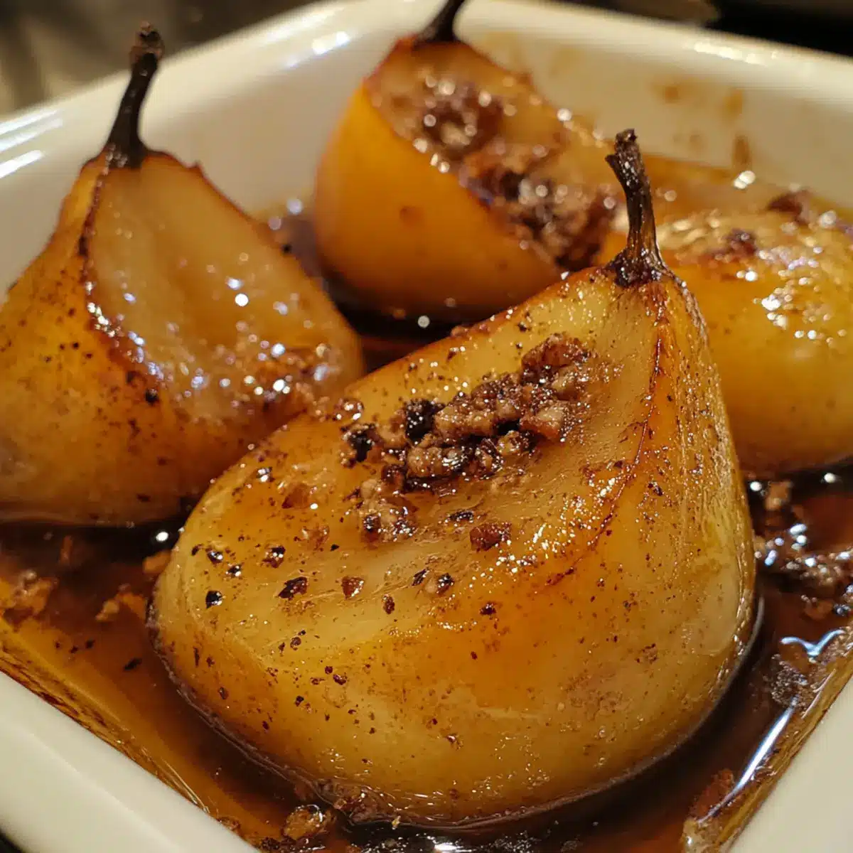 Maple Baked Pears