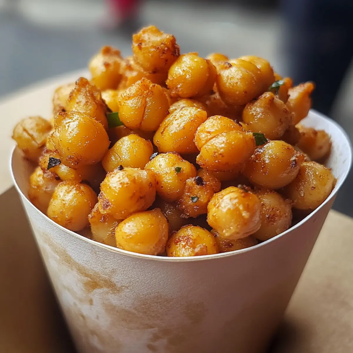 Roasted Chickpea Snack Cups