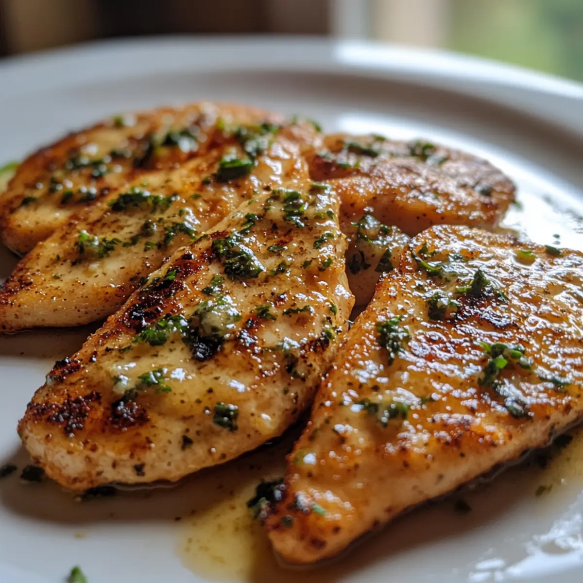 Garlic Butter Chicken Cutlets