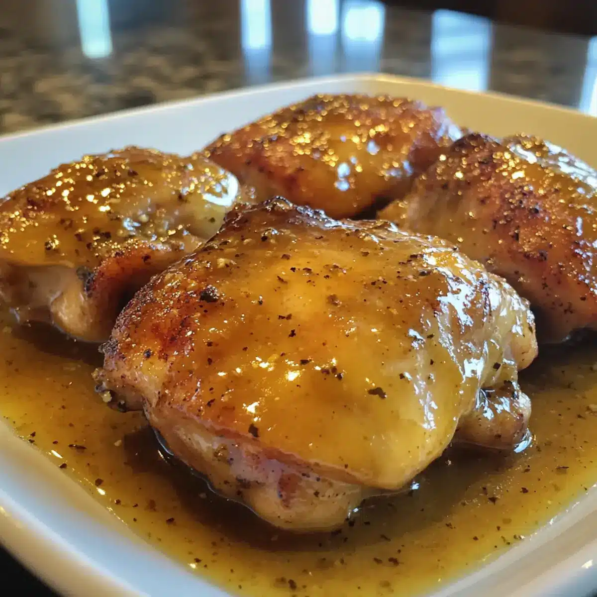 Crockpot Maple Mustard Chicken Thighs