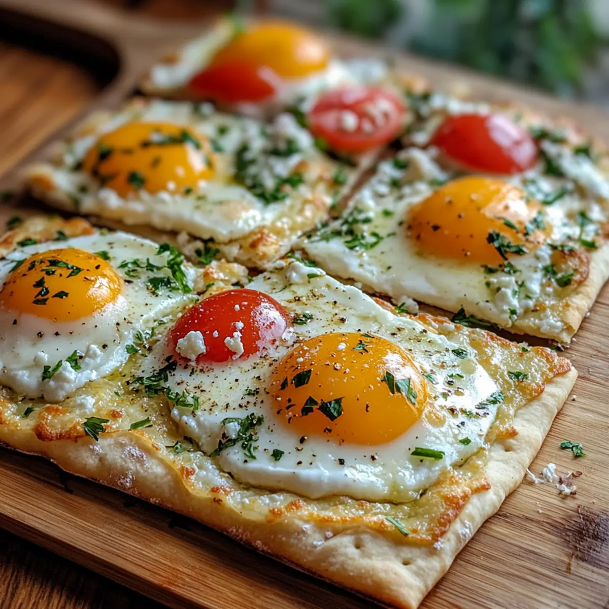 Savory Cottage Cheese Breakfast Flatbread