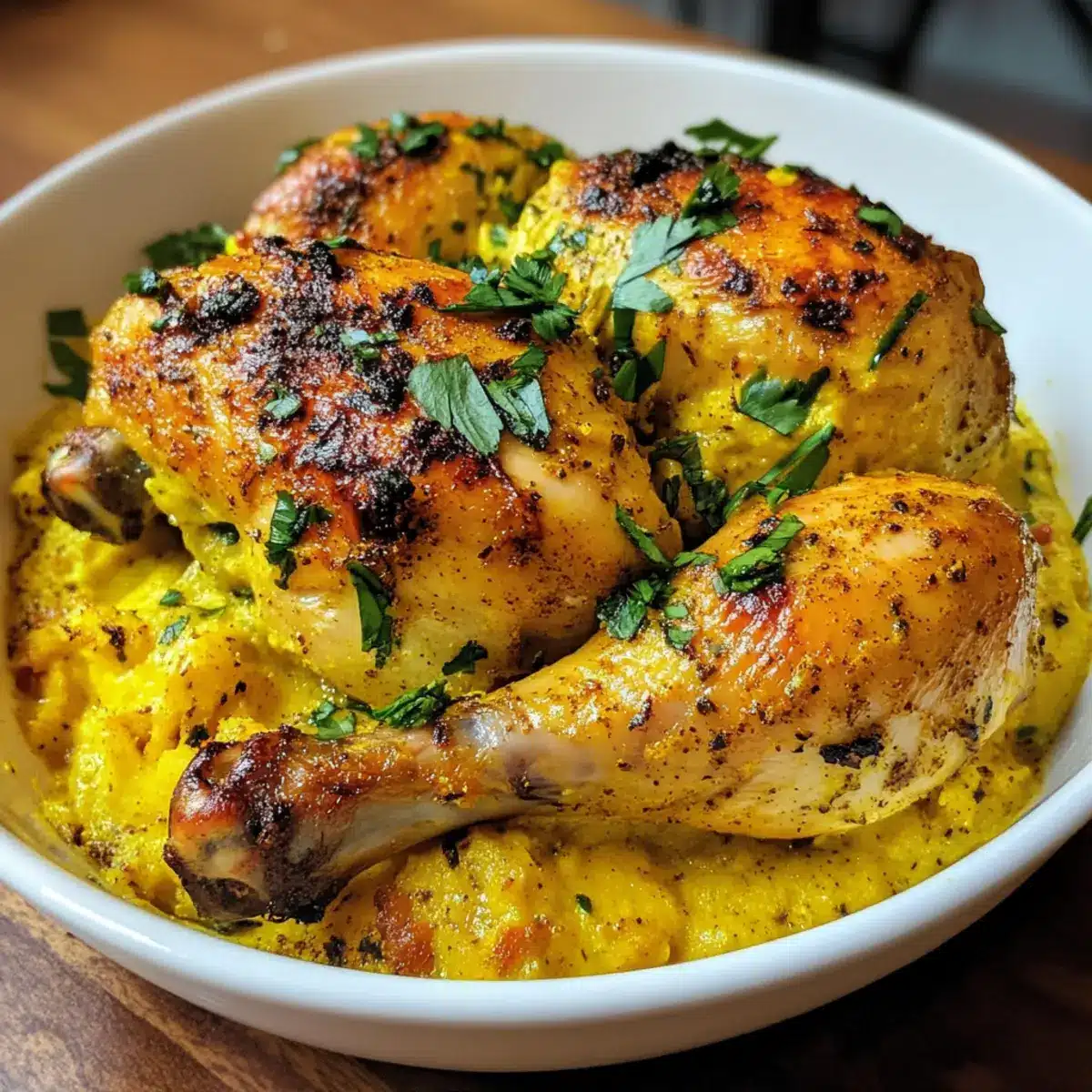 Coconut Turmeric Chicken Drumstick Roast
