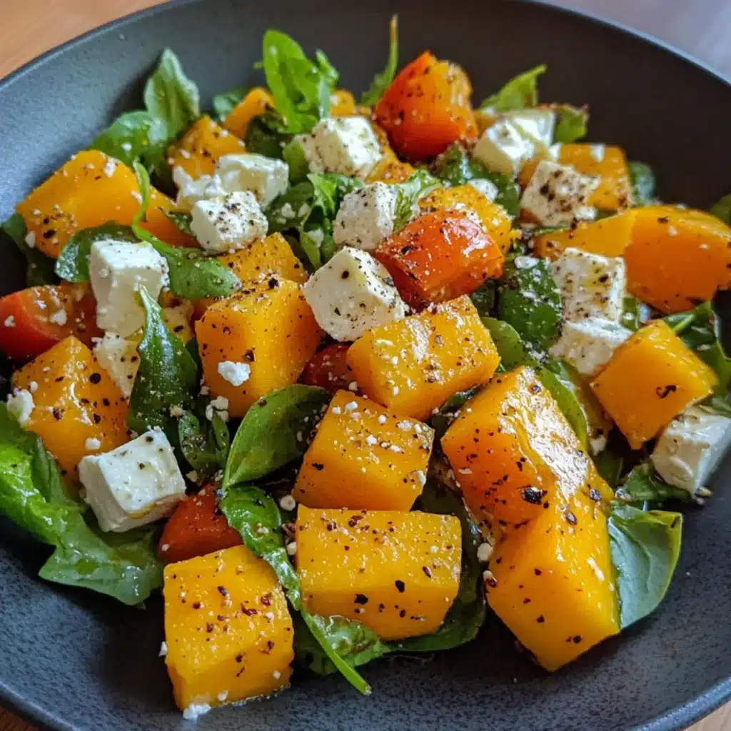 Baked Pumpkin & Feta Salad