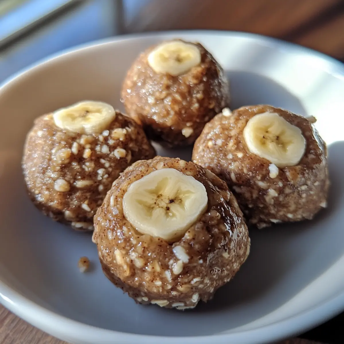 Cinnamon Banana Energy Bites