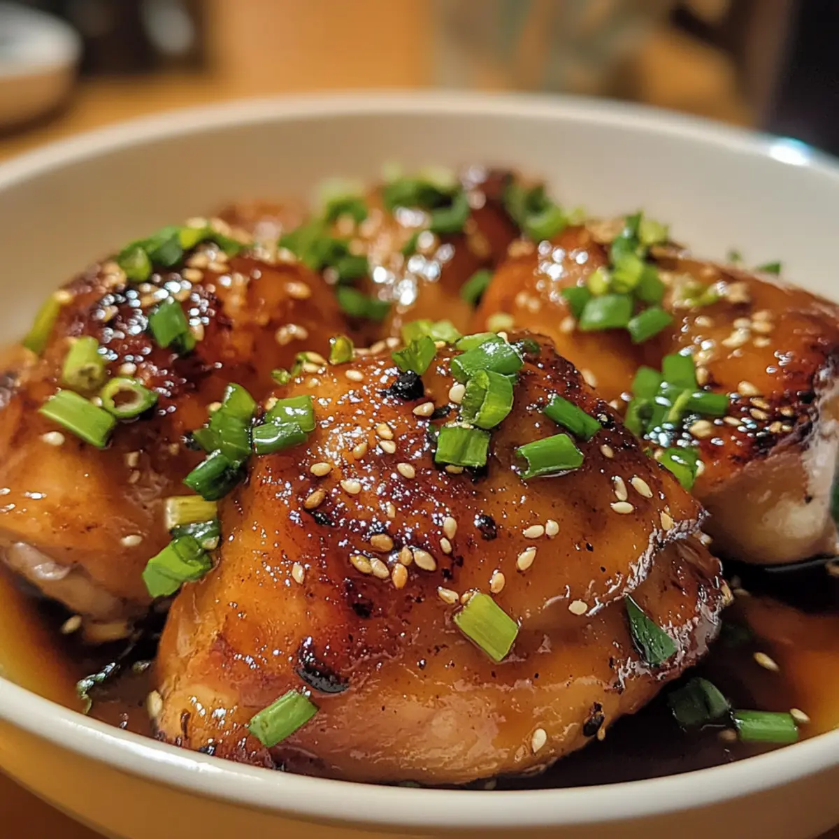Slow Cooker Soy Garlic Chicken Thighs