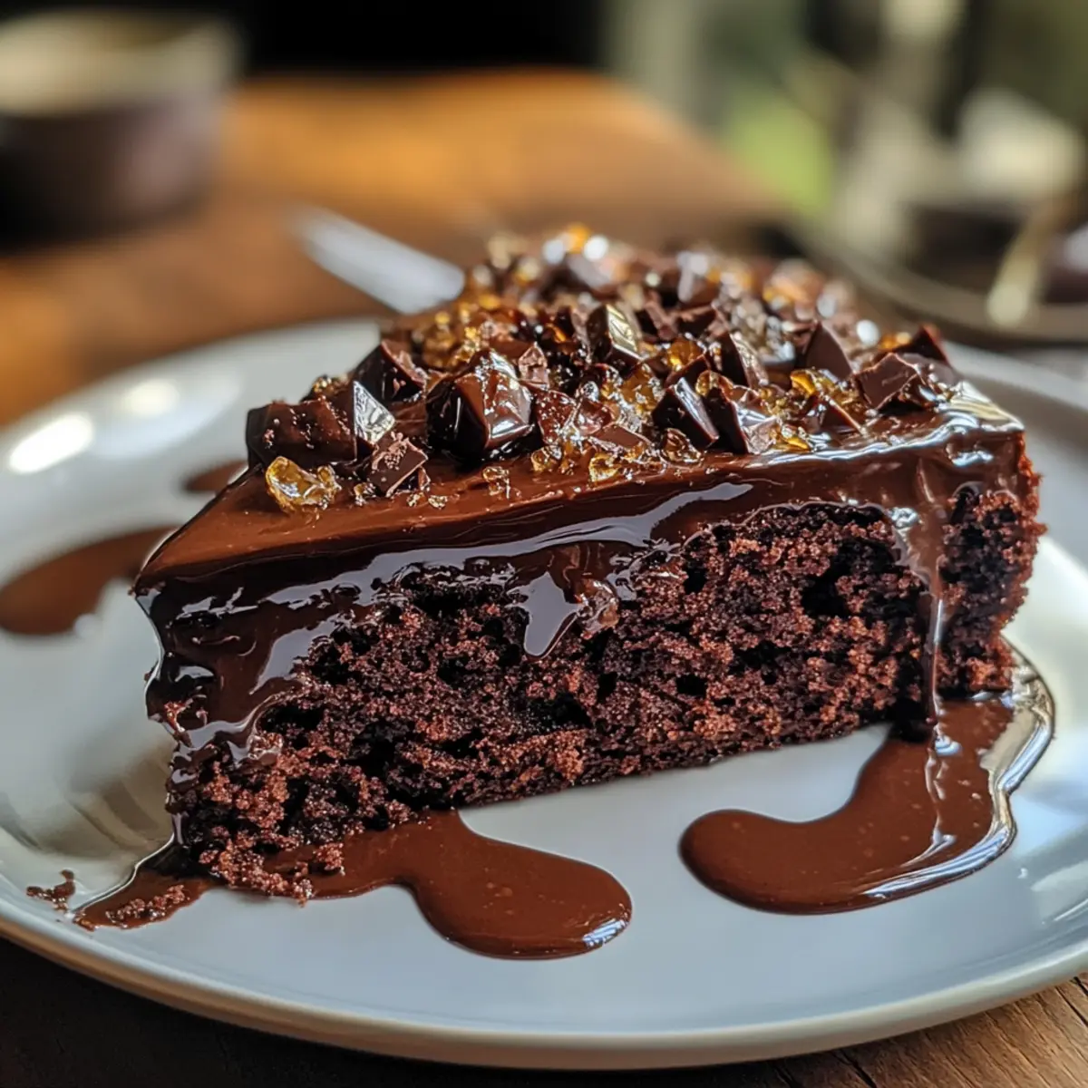 Dark Chocolate Olive Oil Cake