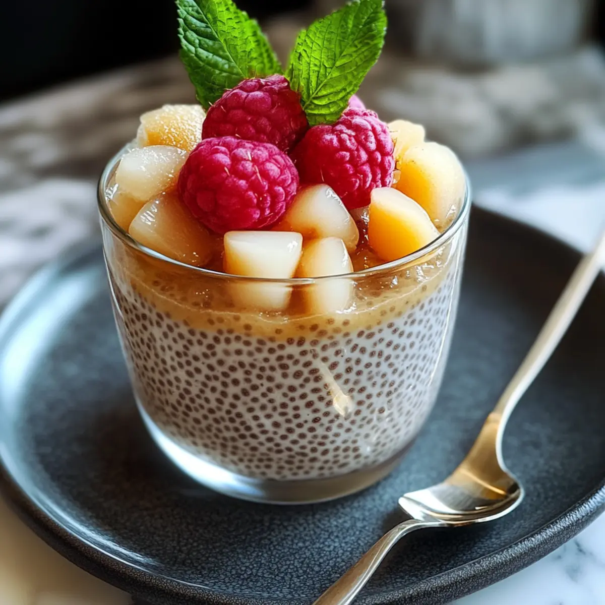 Lychee Chia Pudding
