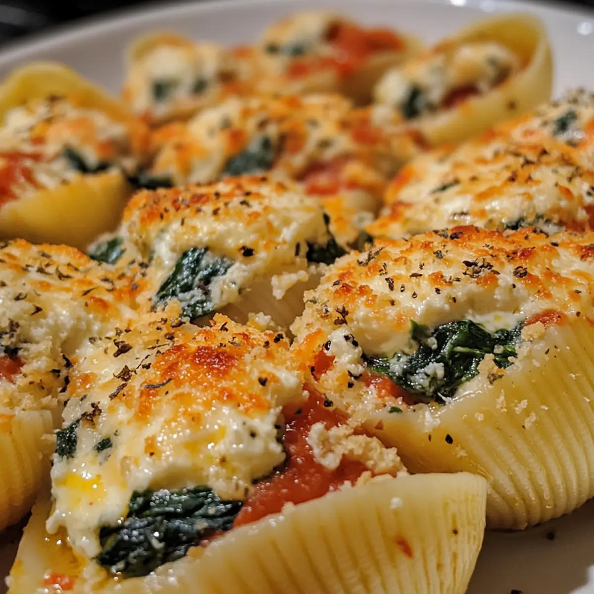 Spinach & Ricotta Stuffed Shells