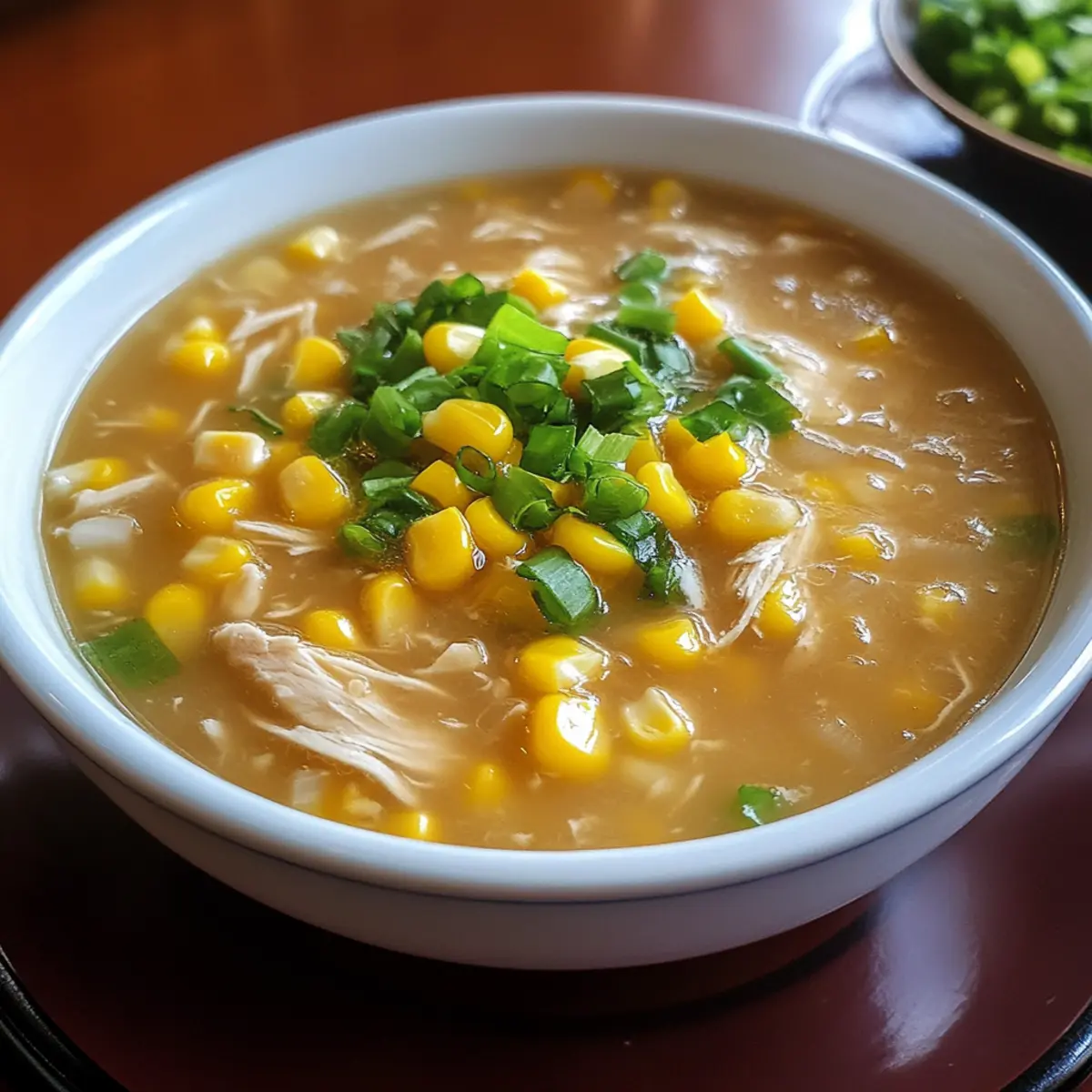 Taiwanese Chicken & Corn Soup