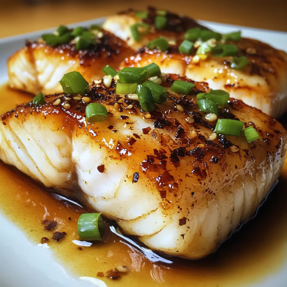 Soy Ginger Baked Cod