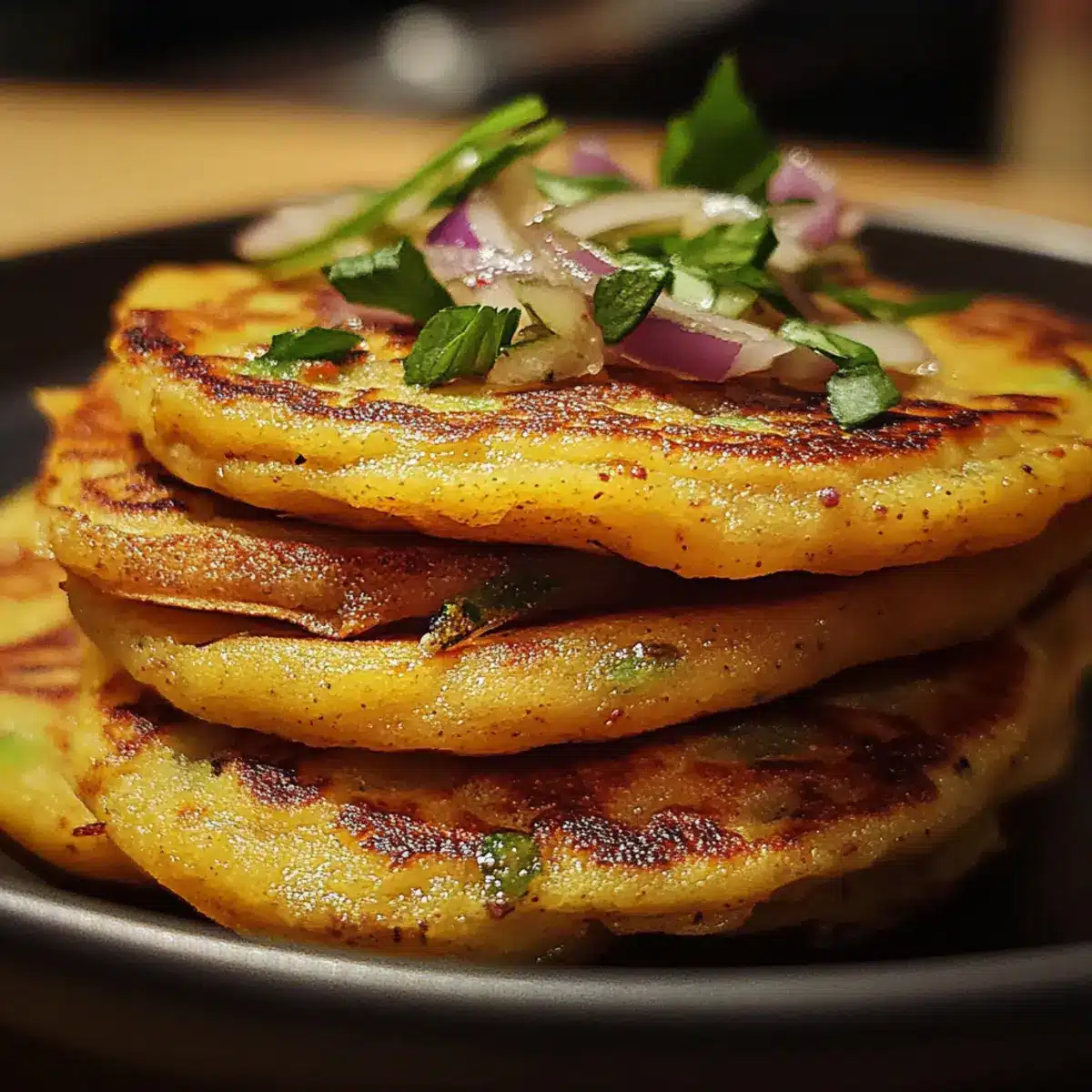 Savory Besan Pancakes