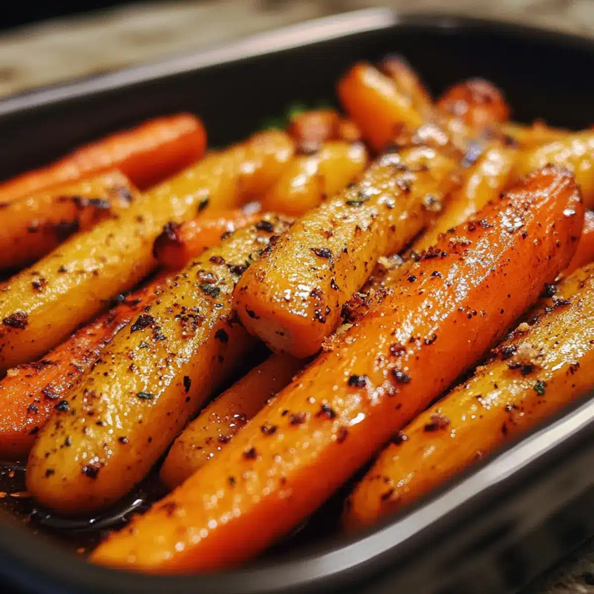 Maple Glazed Roasted Carrots
