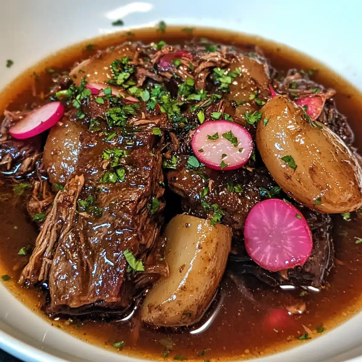 Slow Braised Beef with Radish