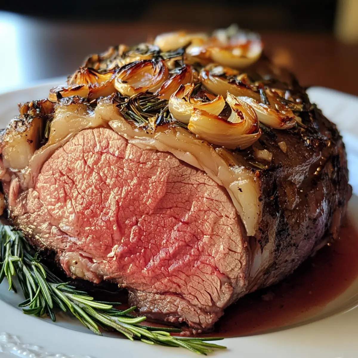 Garlic Rosemary Prime Rib