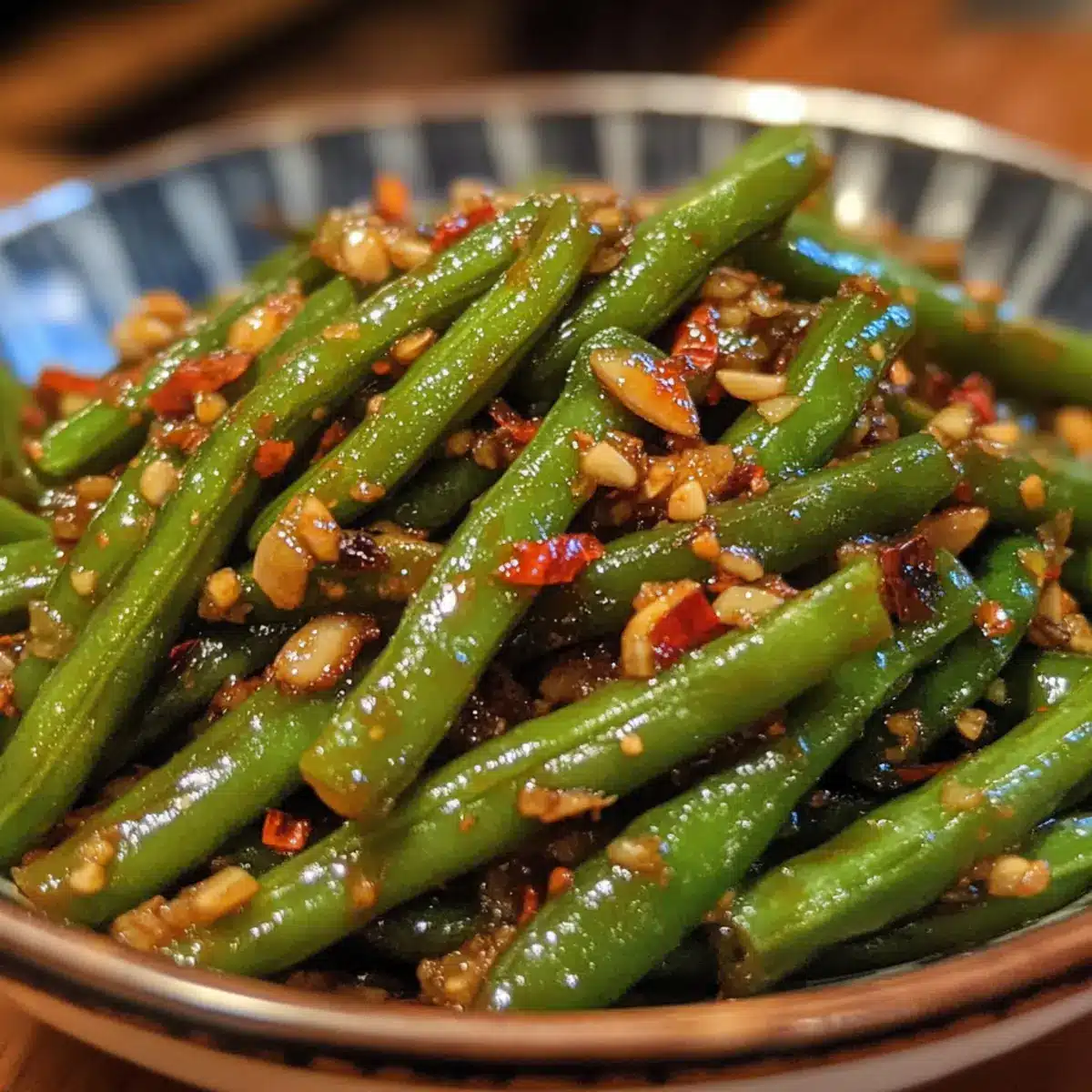 Hunan Chili Garlic Green Beans
