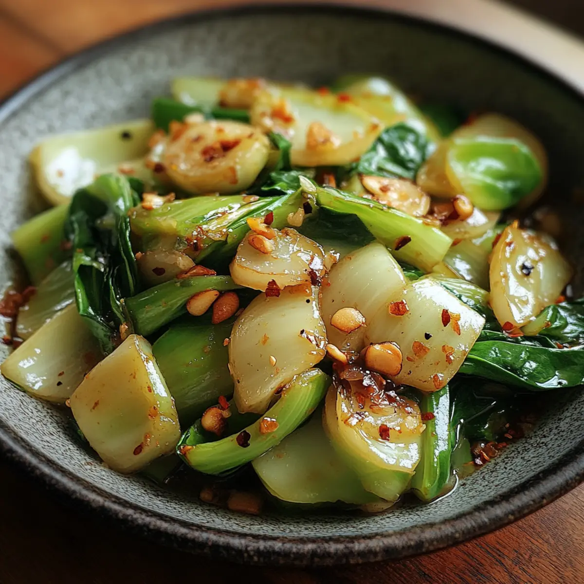 Stir-Fried Bok Choy with Garlic