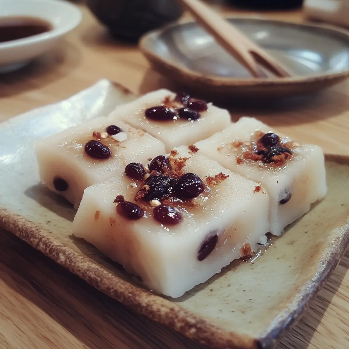 Steamed Red Bean Rice Cake