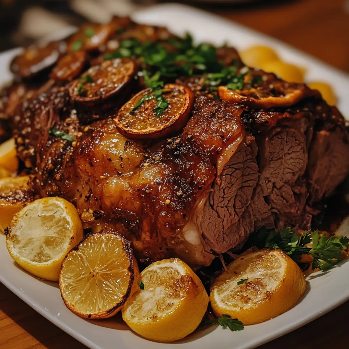 Soy Citrus Roast Lamb