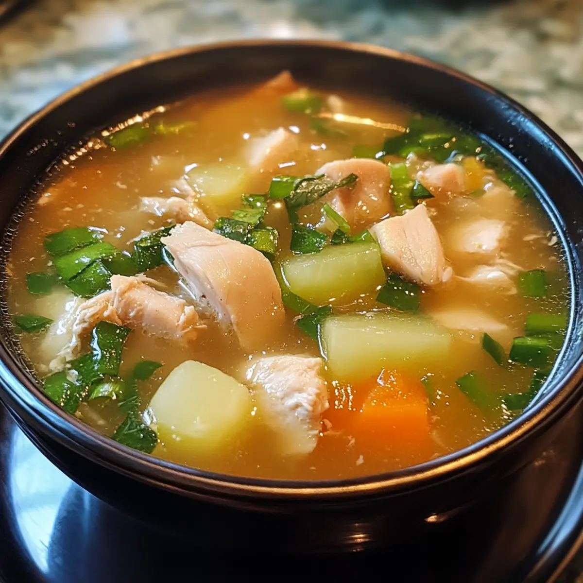 Winter Melon Ginger Chicken Soup