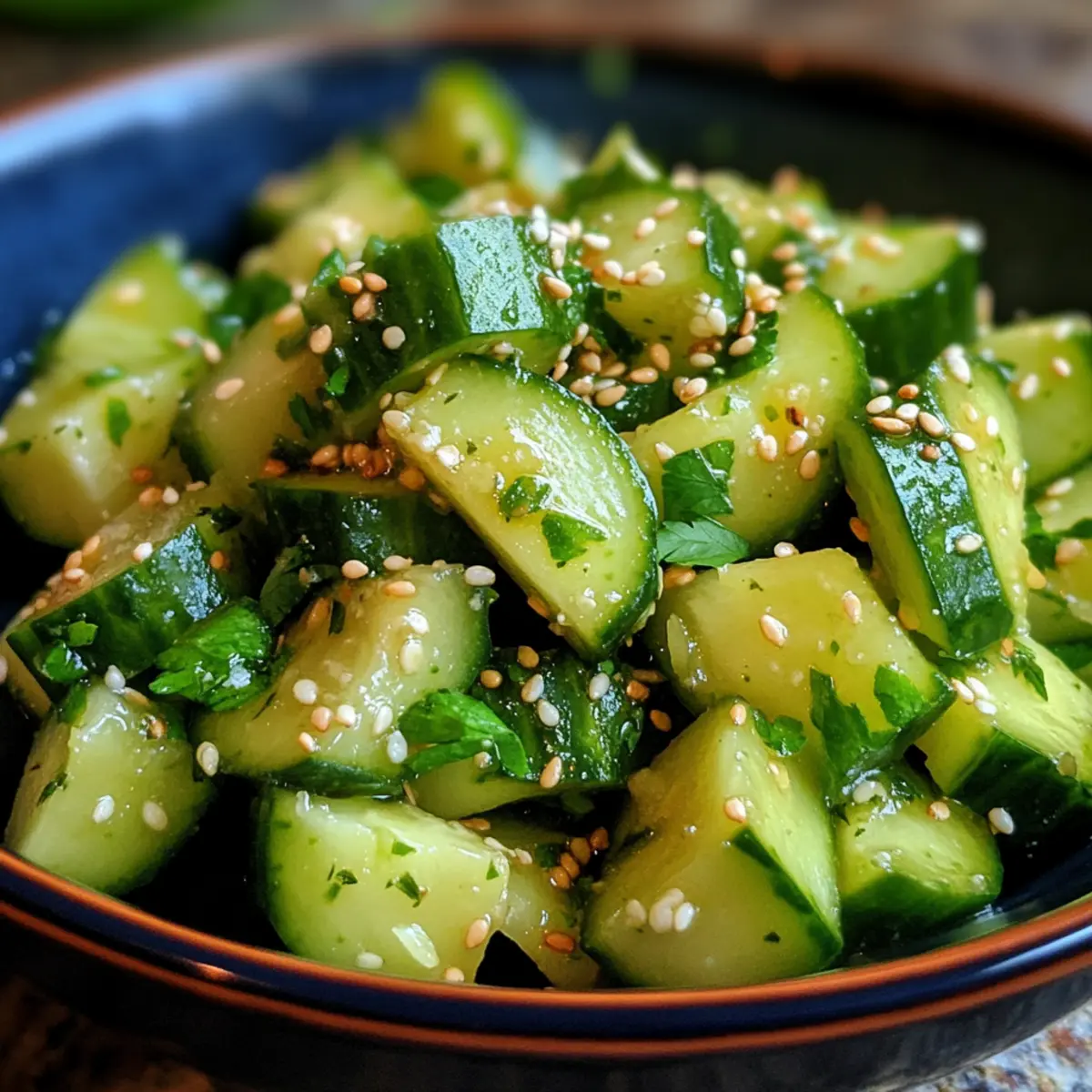 Sesame Cucumber Salad